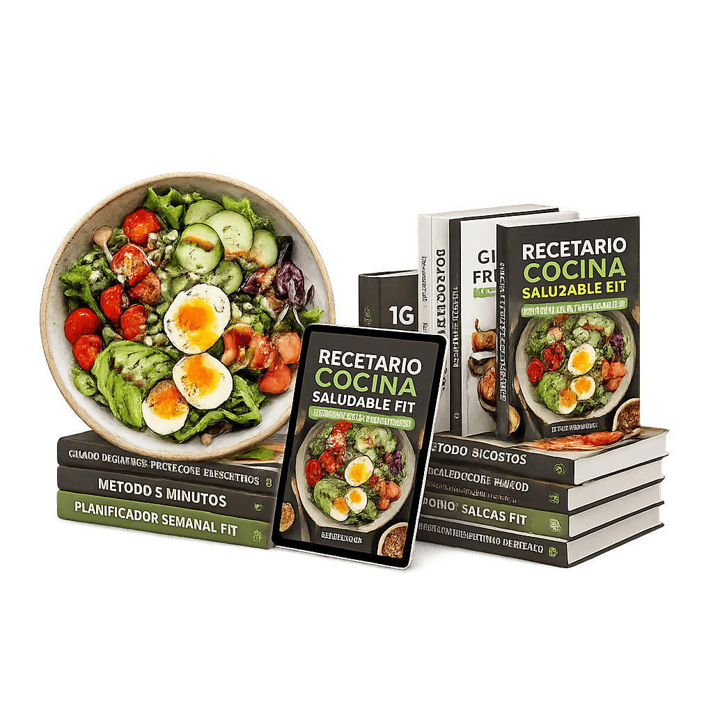 Pack Cocina Saludable, Fit y Desayunos Proteicos: 16 Guías Digitales PDF