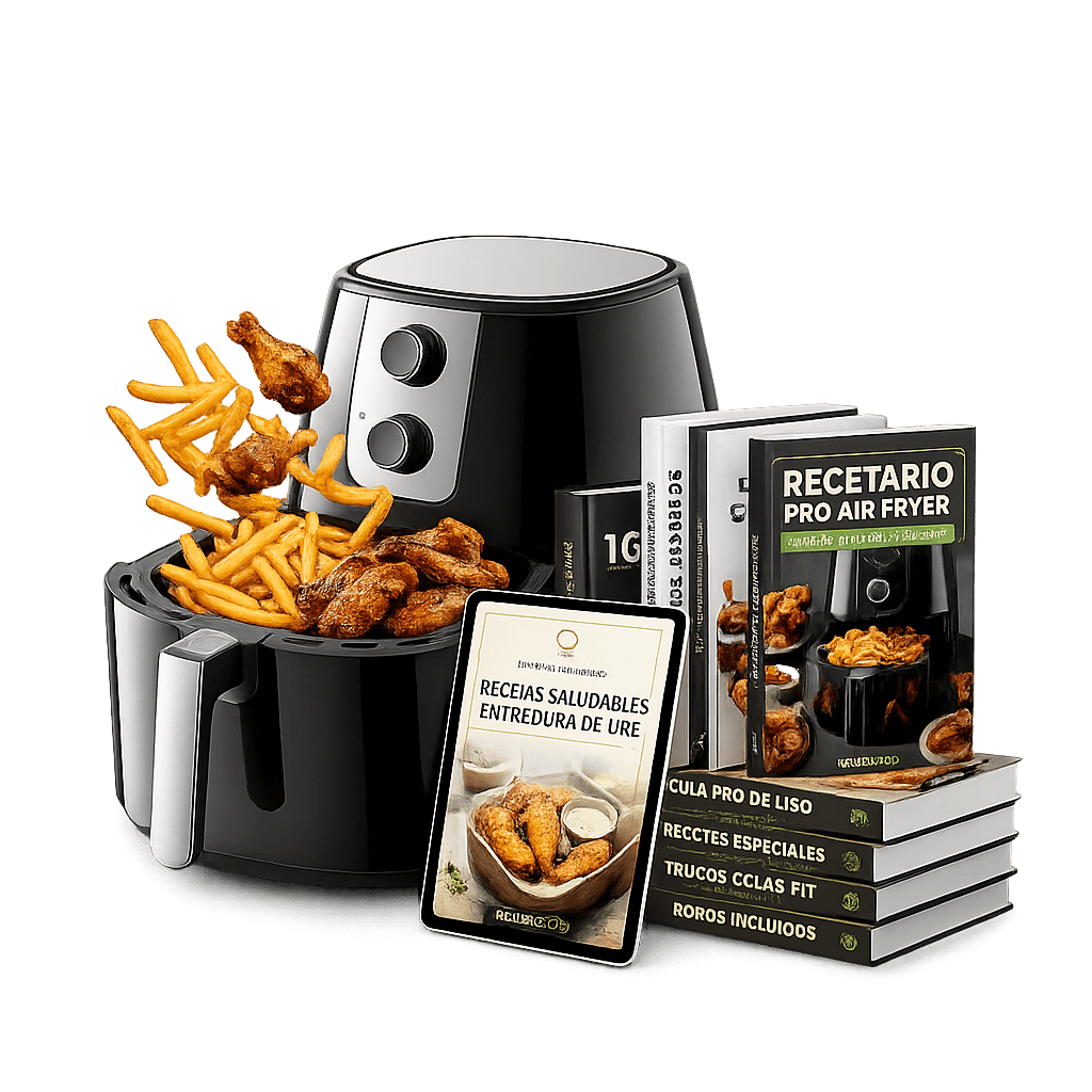 Pack Air Fryer Master: 12 Recetarios y Guías Pro