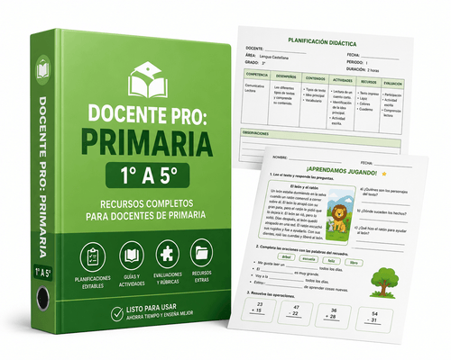 MEGAPACK DOCENTE PRO 2026: Mallas DBA + 2.700 Recursos Editables
